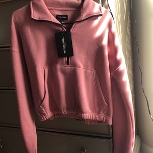 Brand New (with tags) PLT pink quarter zip